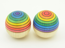 Load image into Gallery viewer, Mader Roly Poly Wiggle Ball Rainbow