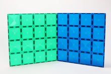 Load image into Gallery viewer, Connetix 2 Piece Base Plate Blue & Green Pack