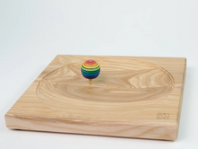 Load image into Gallery viewer, Mader Wooden Ash Plate for Spinning Tops 25 cm x25 cm