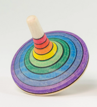 Load image into Gallery viewer, The Mader Large Rallye Spinning Top Rainbow