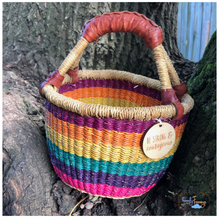 Load image into Gallery viewer, RAINBOW BOLGA BASKET - Small