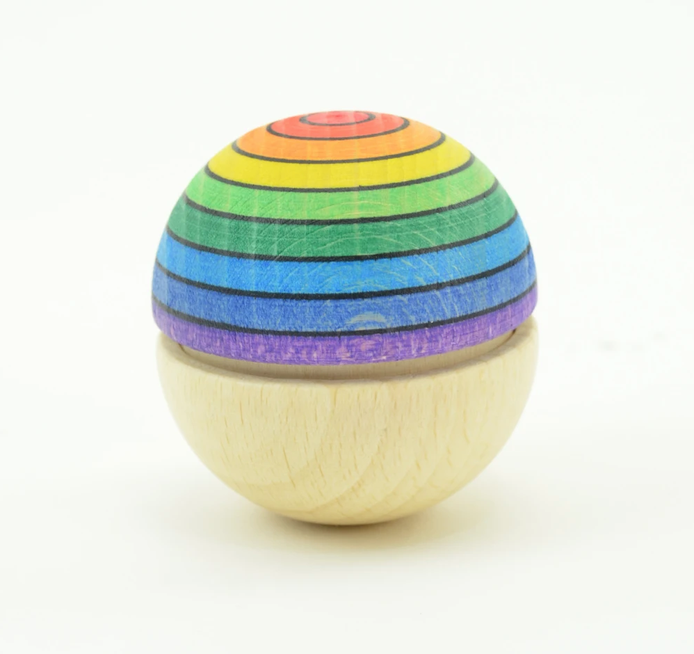 Mader Roly Poly Wiggle Ball Rainbow