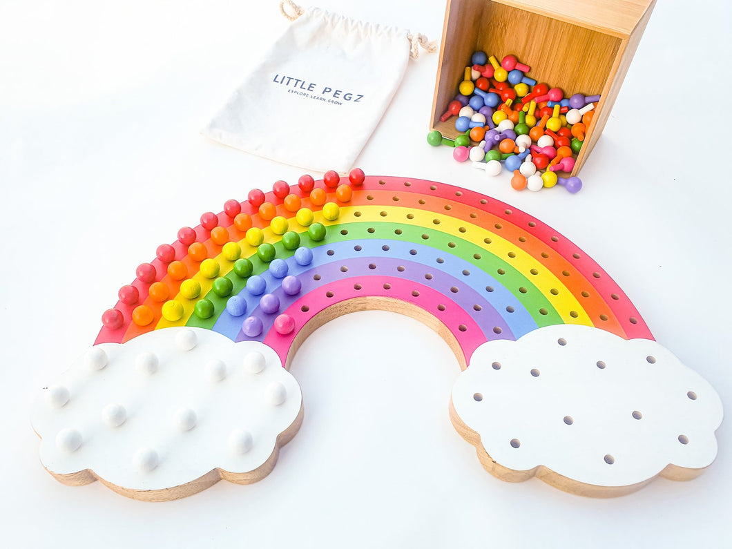 Rainbow Peg Board (Classic)