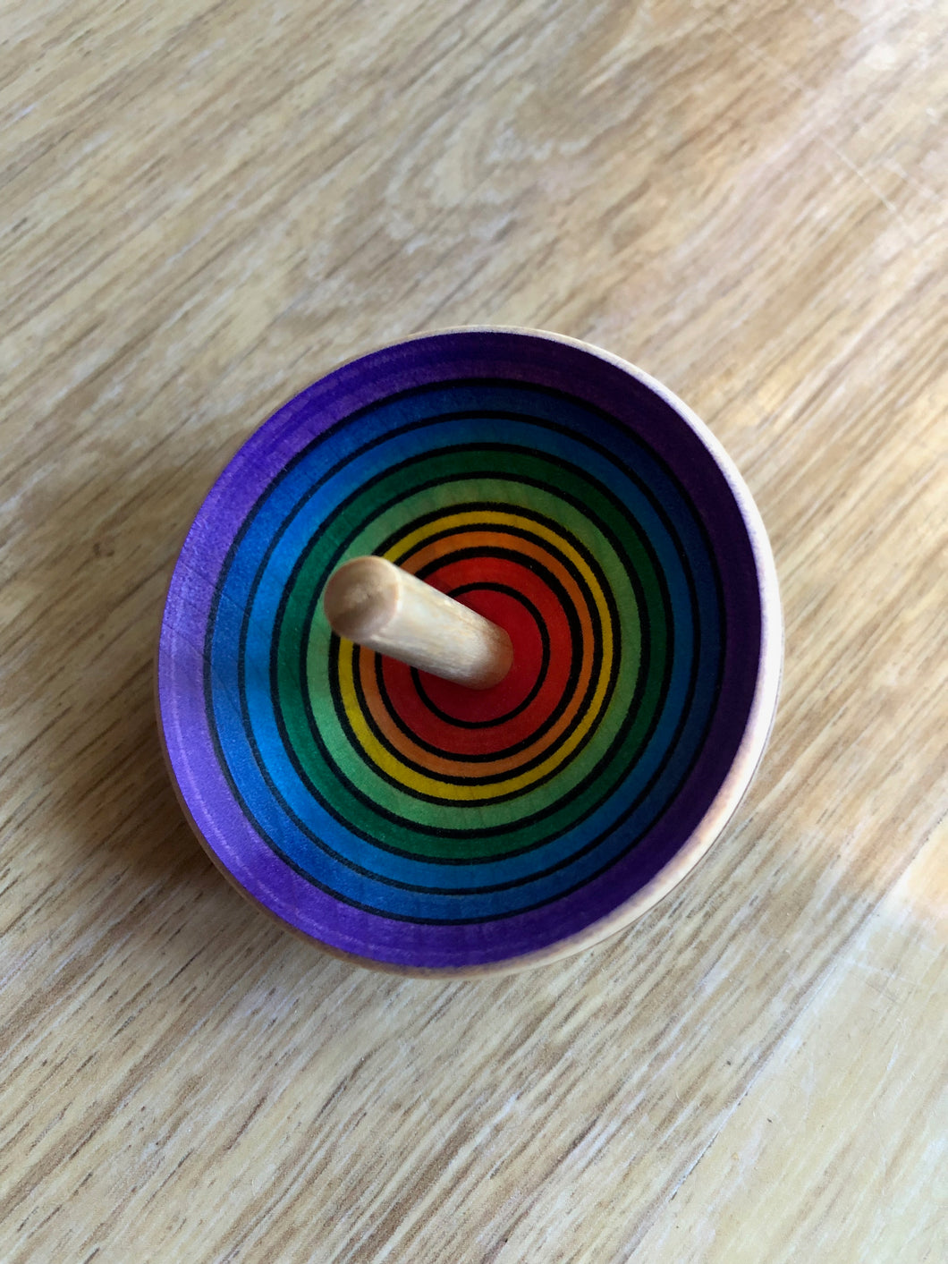 Mader UFO Rainbow Spinning Top