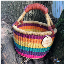 Load image into Gallery viewer, RAINBOW BOLGA BASKET - Small
